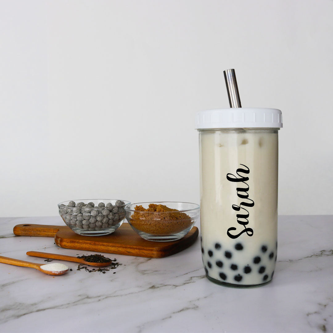 customized milk oolong bubble tea kit
