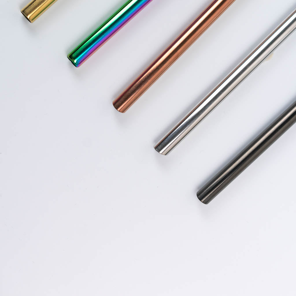 Reusable Metal Skinny Straws