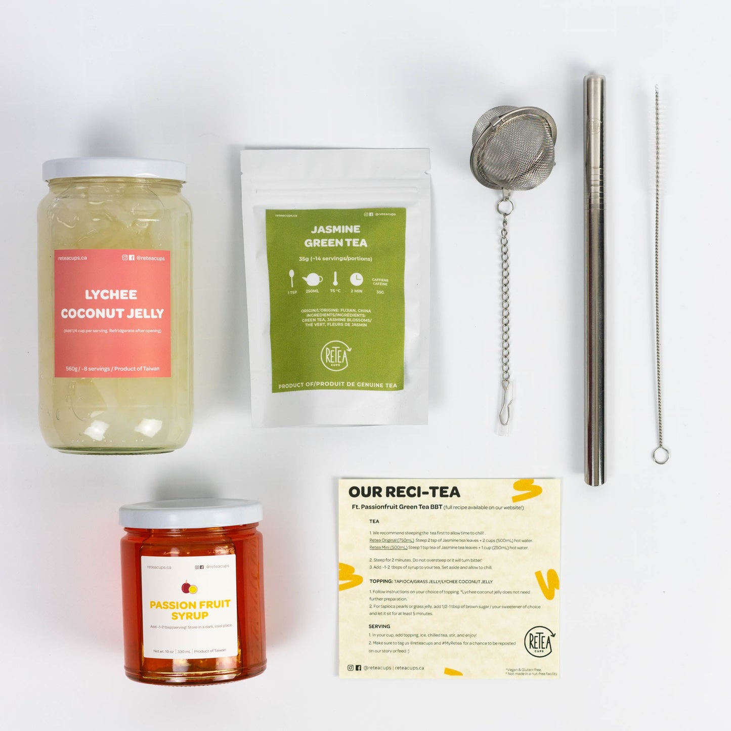 Passionfruit Green Tea BBT Kit