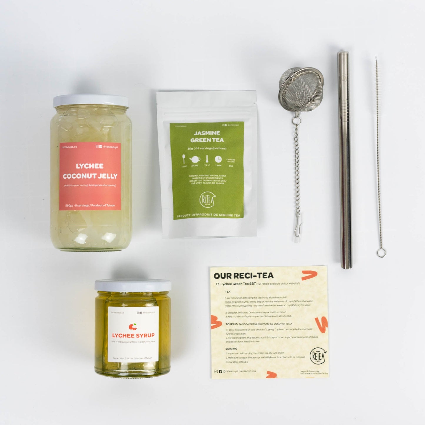 Customized Lychee Tea-rista Gift Set