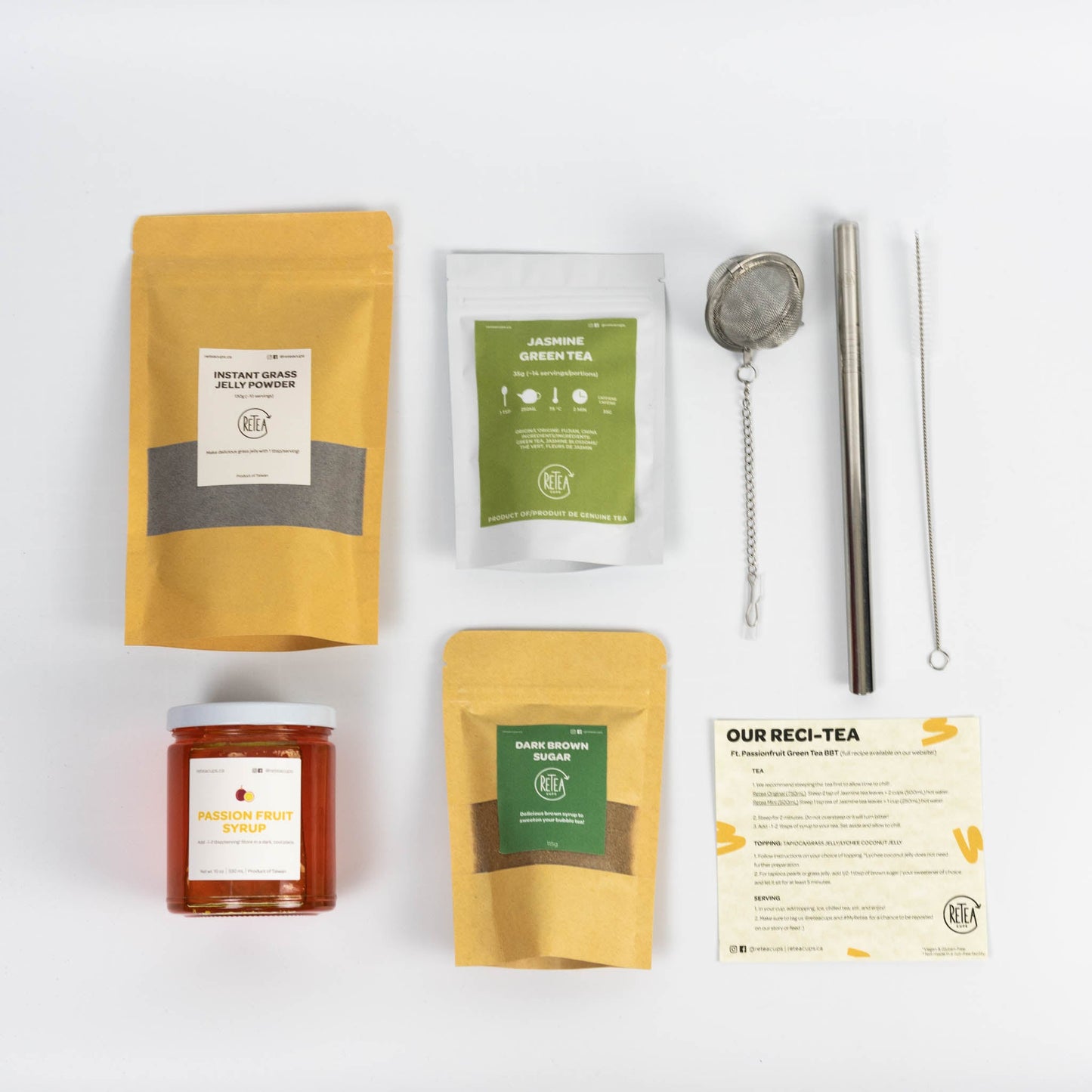 Passionfruit Green Tea BBT Kit