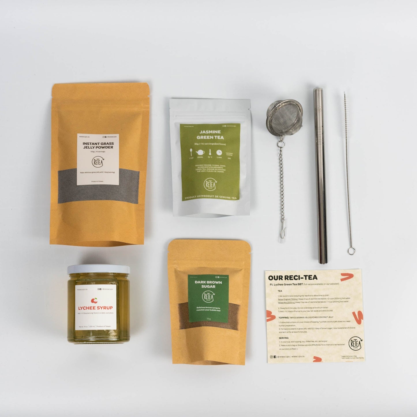 Customized Lychee Tea-rista Gift Set
