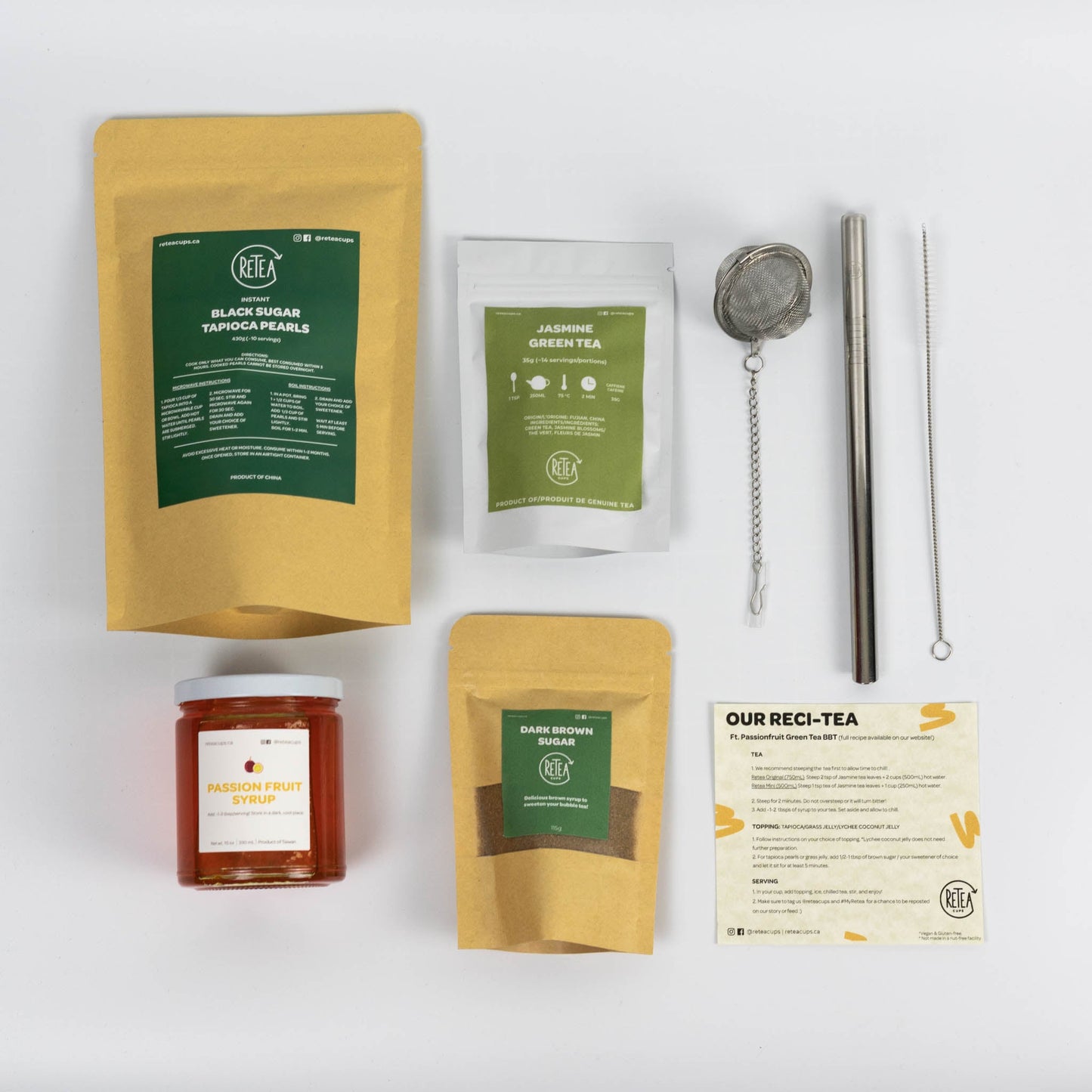 Passionfruit Green Tea BBT Kit