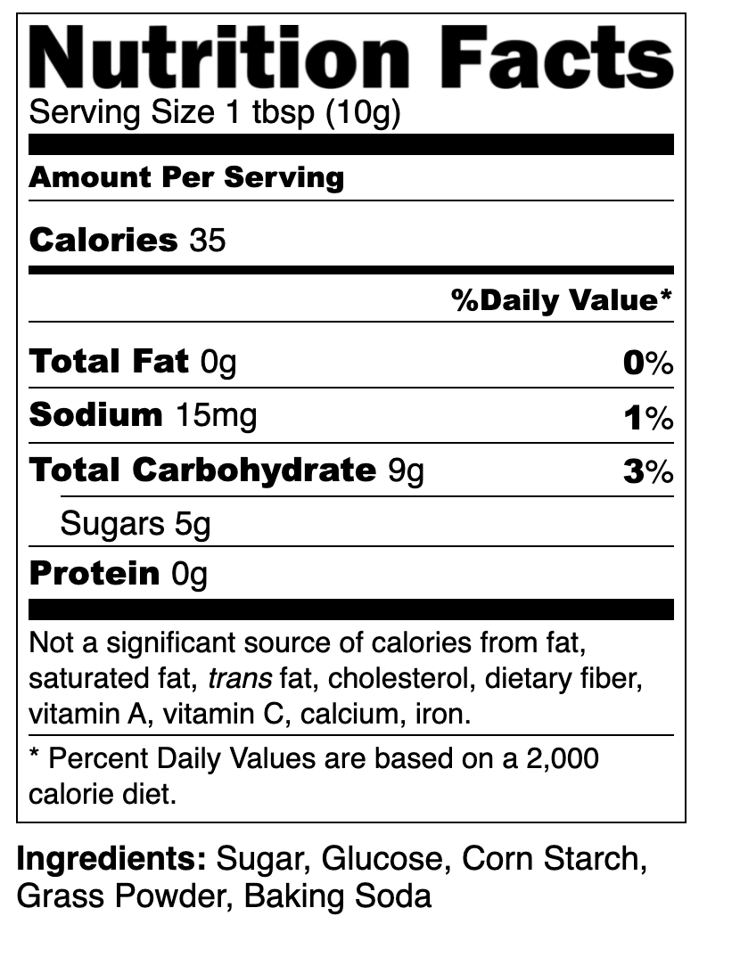 Instant Grass Jelly Powder