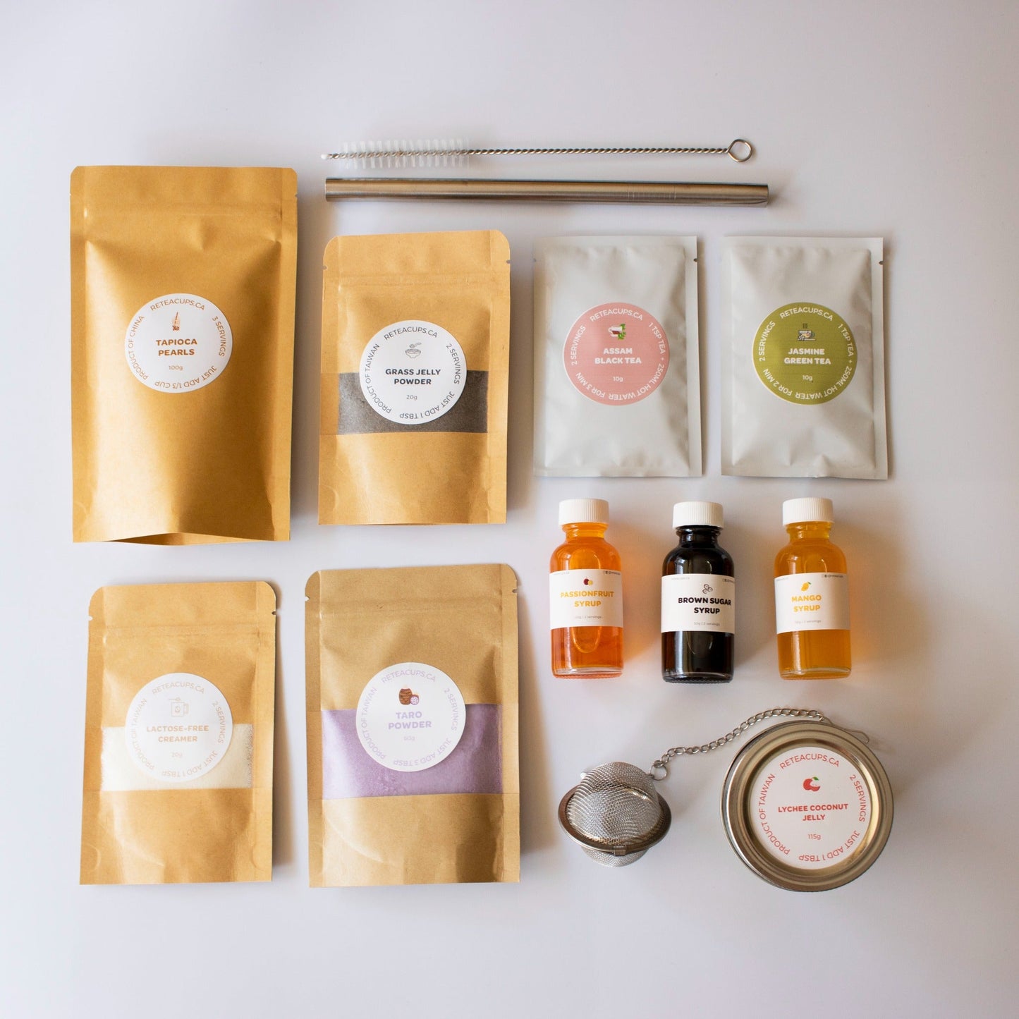 Flat lay shot of best seller's bundle kit