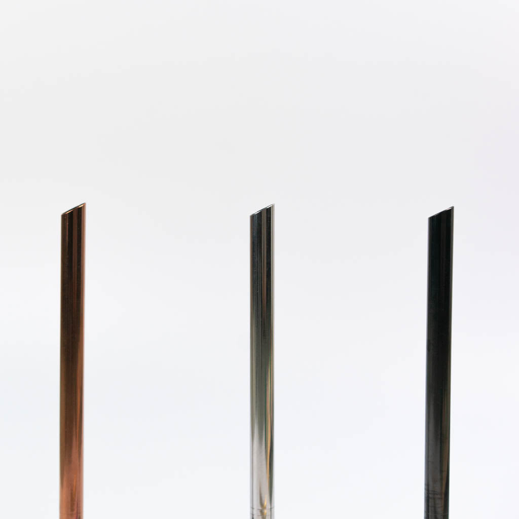Reusable Wide Metal Straws