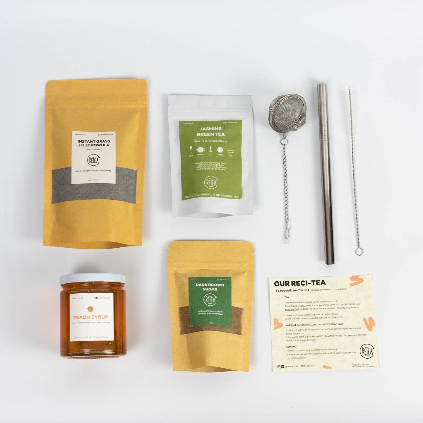 Peach Green Tea-rista Gift Set