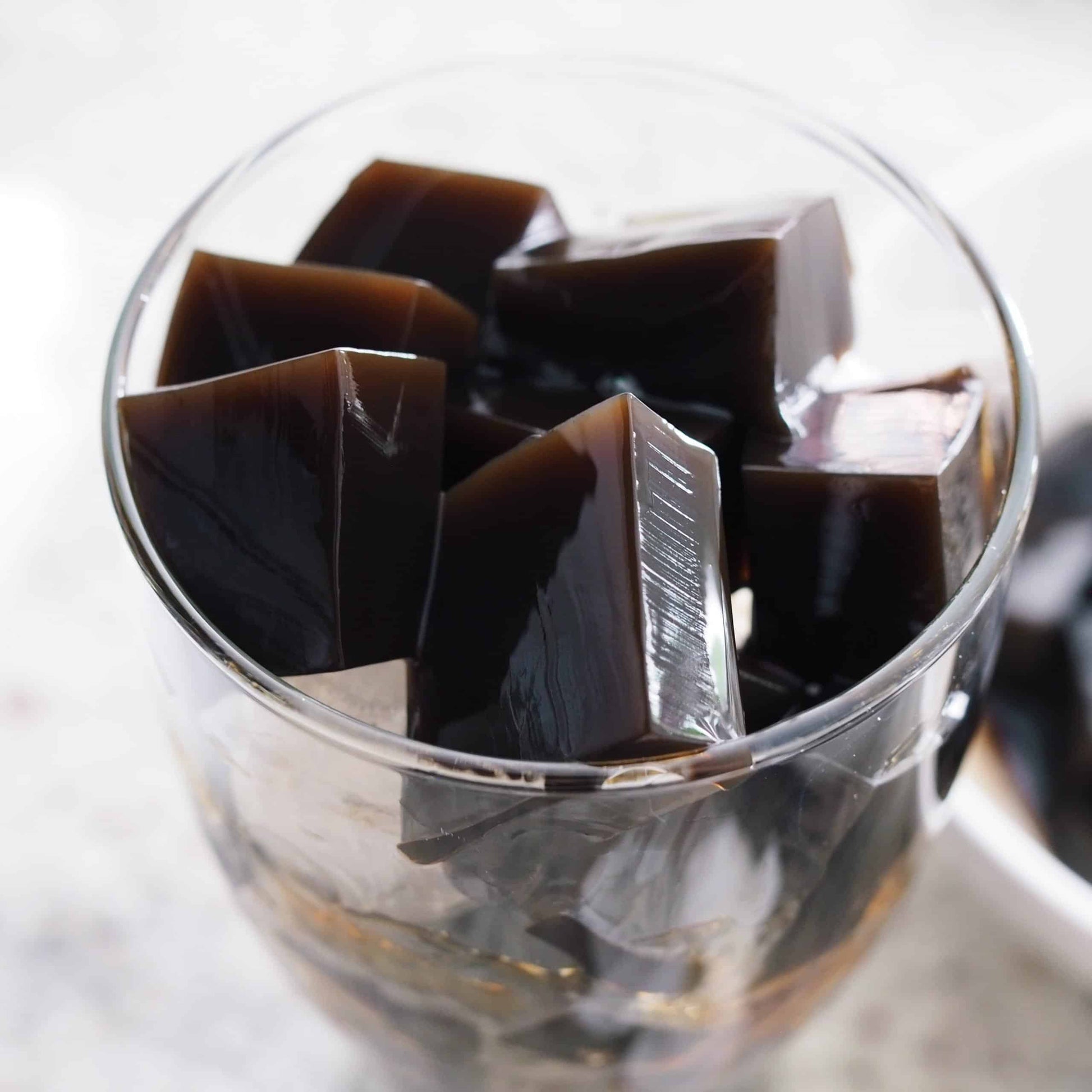 Grass Jelly Bubble Tea Topping